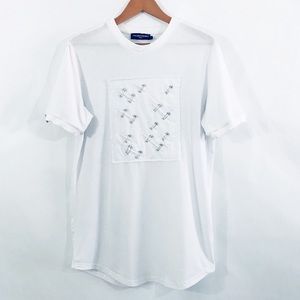 ALEXANDRO FRATELLI Jazilia Bianco Argenteo Shirt